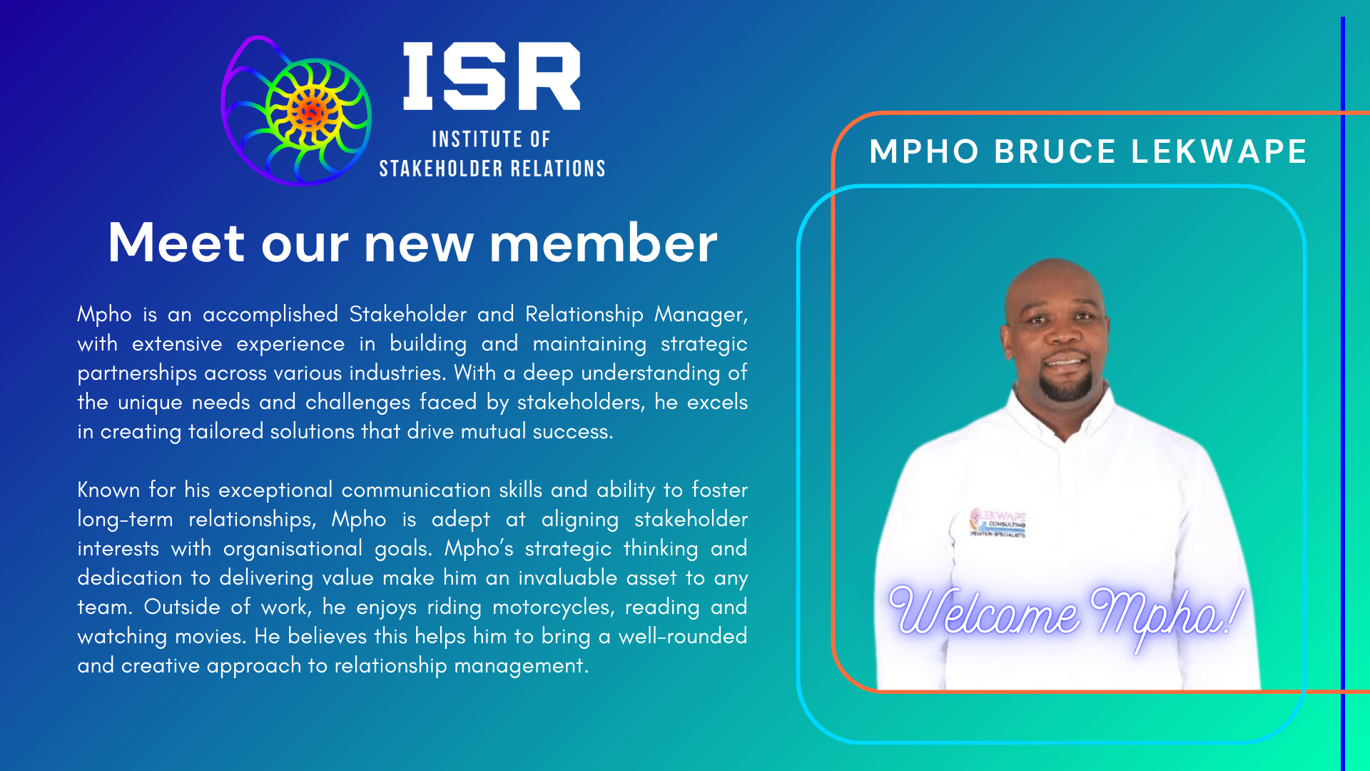 Mpho Bruce Lekwape (155388725)